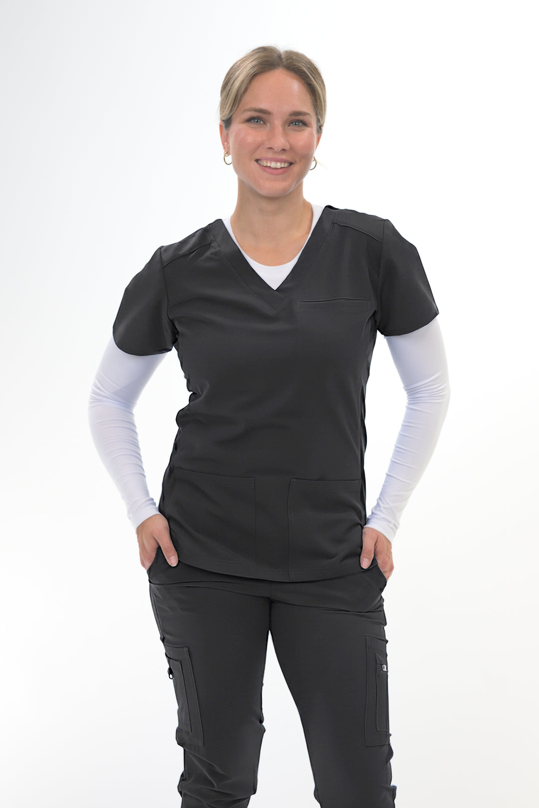 3602 FLAUNT FLEXI SCRUB TOP