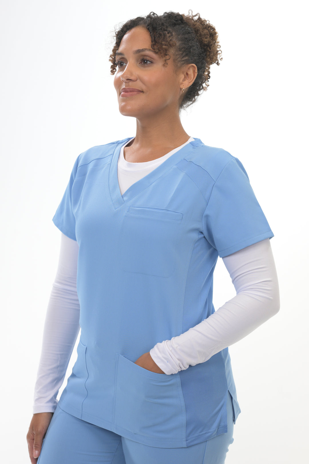 3602 FLAUNT FLEXI SCRUB TOP