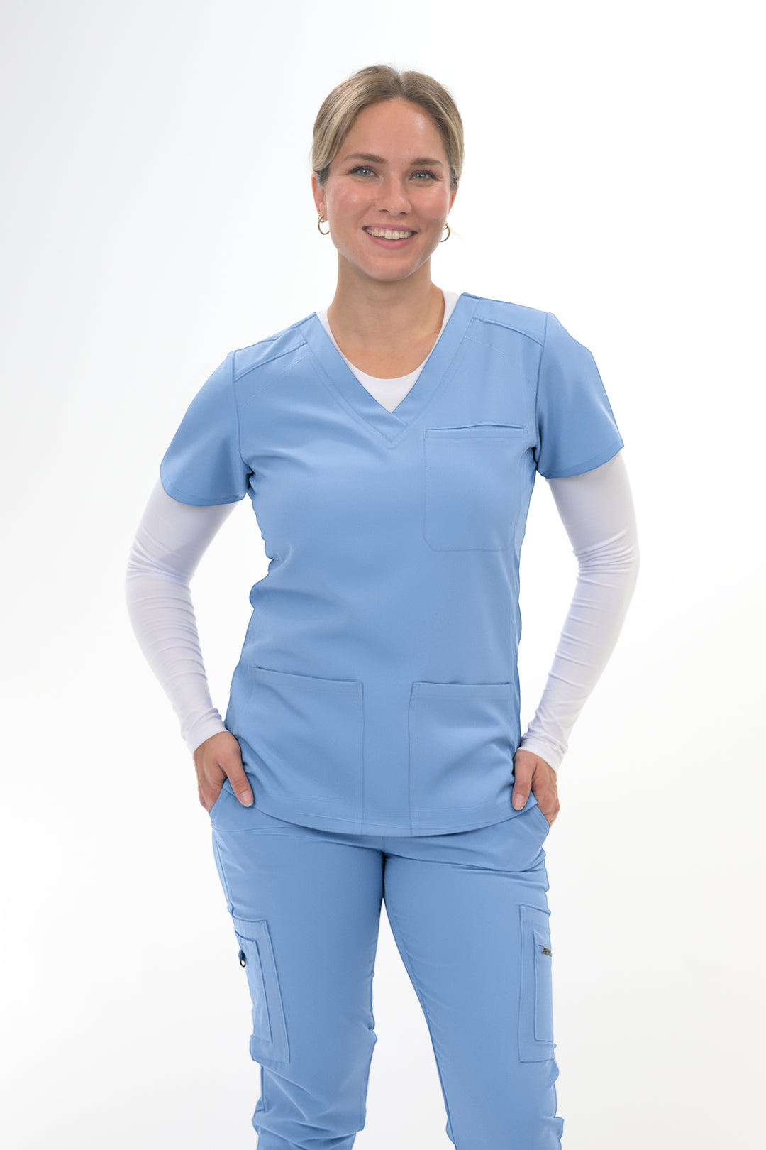 3602 FLAUNT FLEXI SCRUB TOP