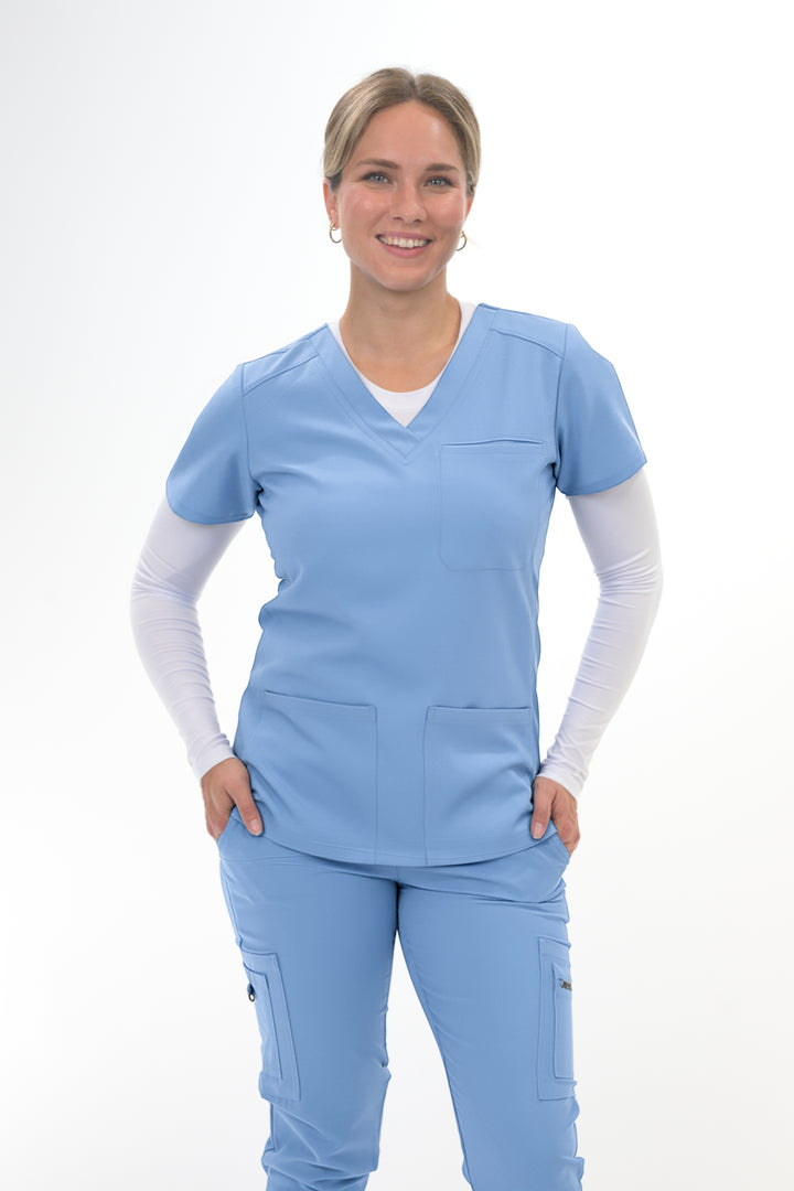 3602 FLAUNT FLEXI SCRUB TOP