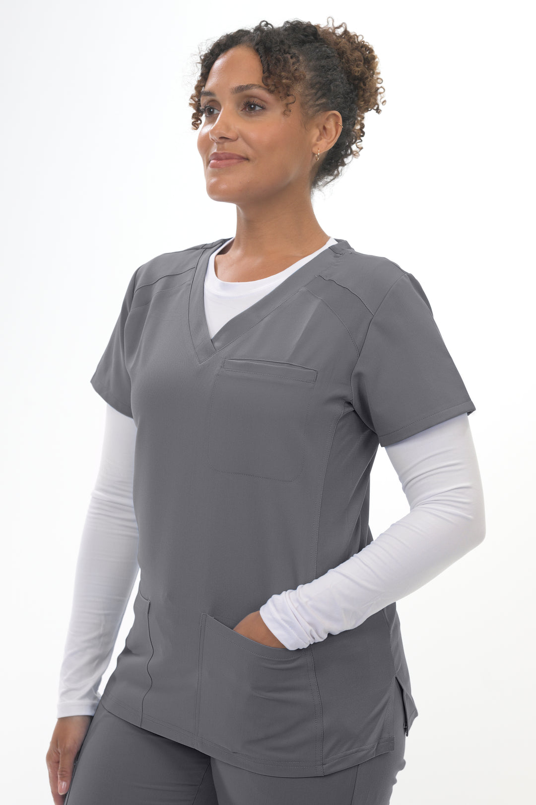 3602 FLAUNT FLEXI SCRUB TOP
