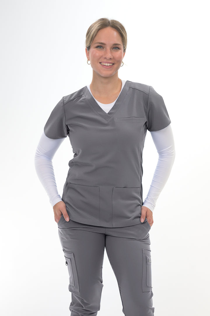 3602 FLAUNT FLEXI SCRUB TOP