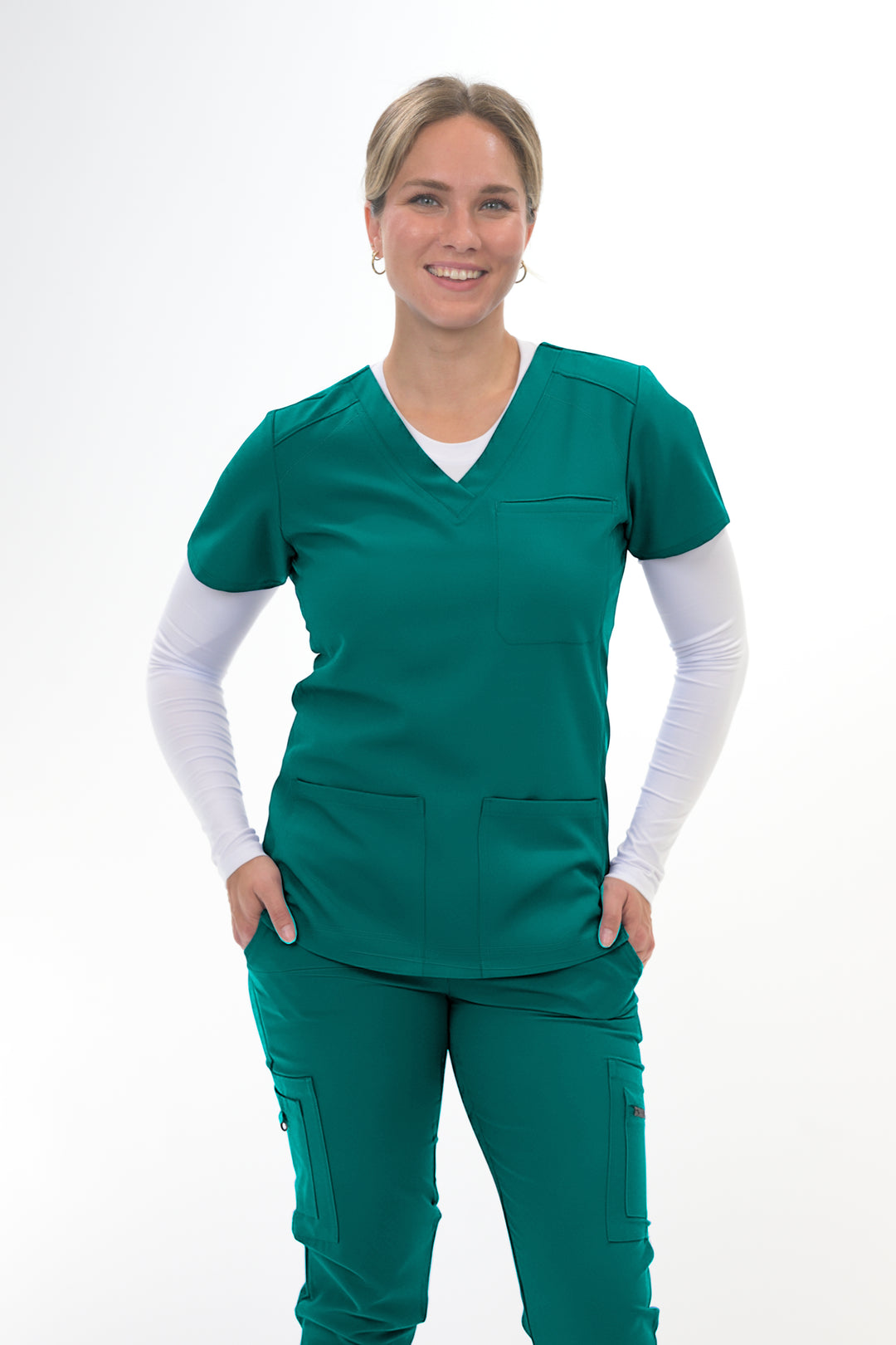 3602 FLAUNT FLEXI SCRUB TOP