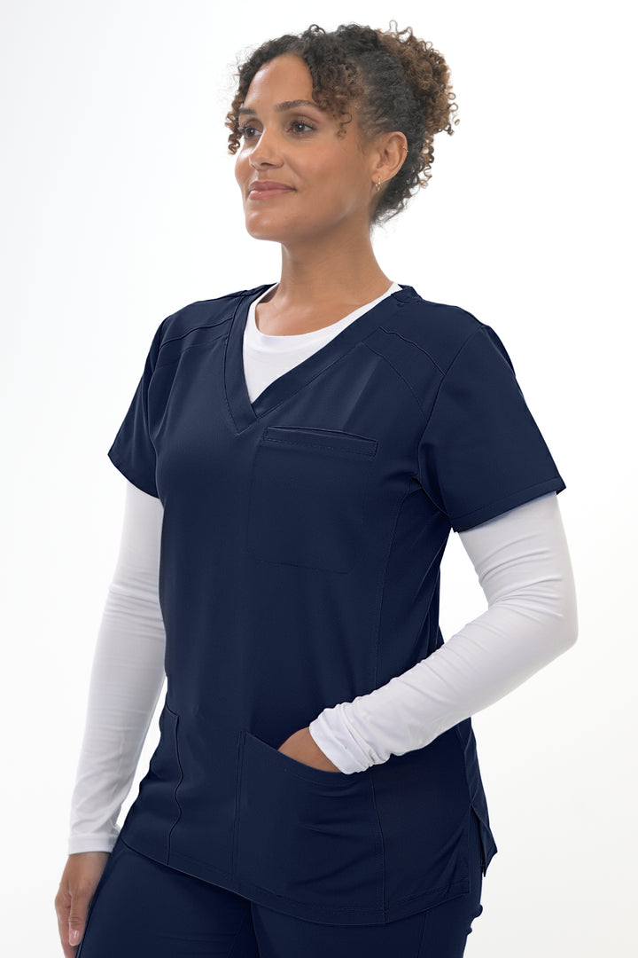 3602 FLAUNT FLEXI SCRUB TOP