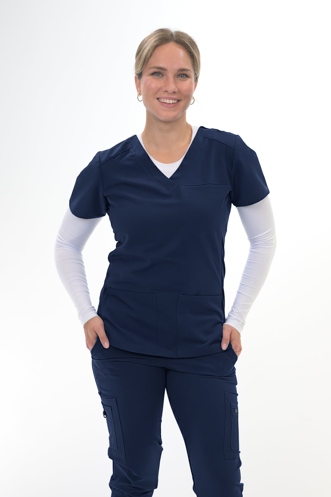 3602 FLAUNT FLEXI SCRUB TOP