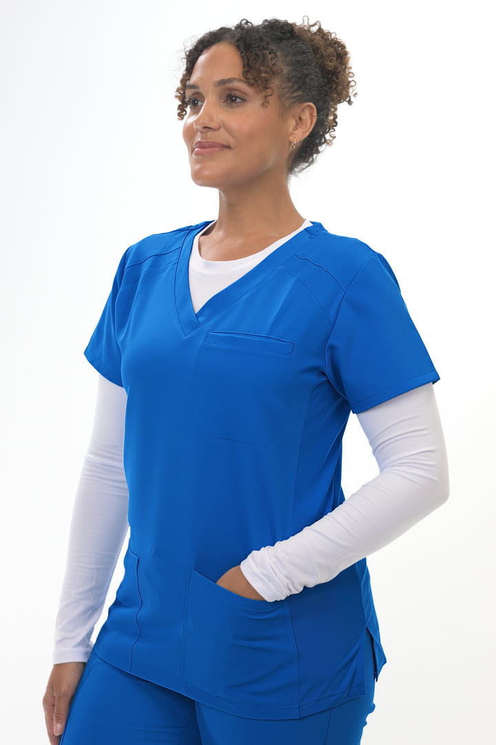 3602 FLAUNT FLEXI SCRUB TOP