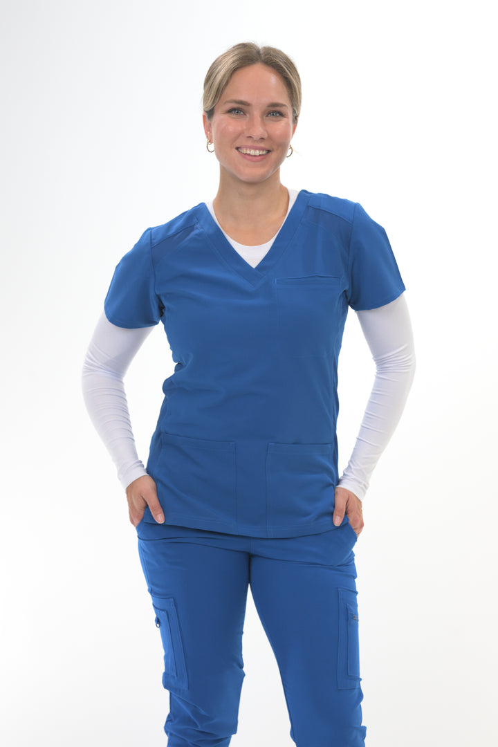 3602 FLAUNT FLEXI SCRUB TOP