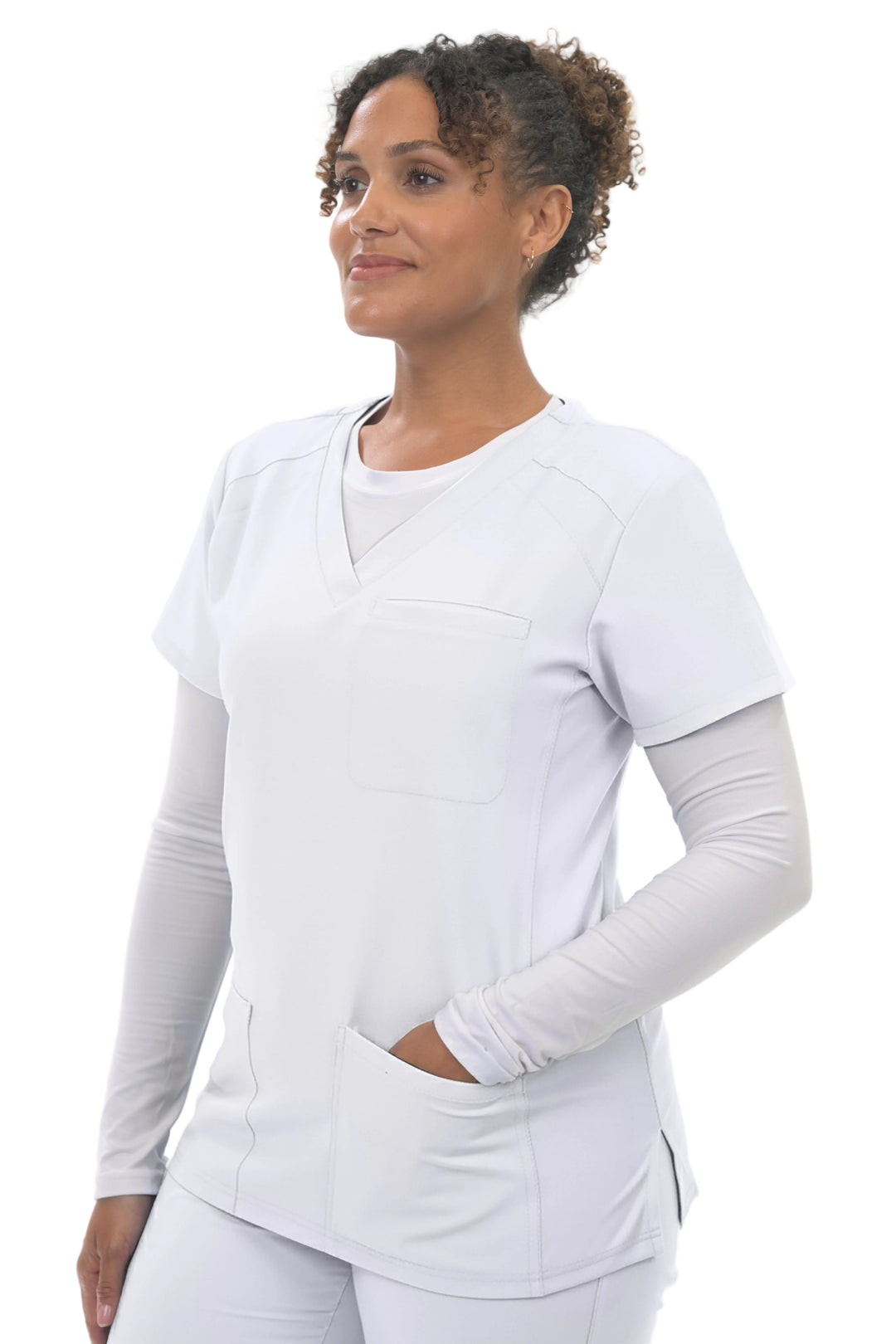 3602 FLAUNT FLEXI SCRUB TOP