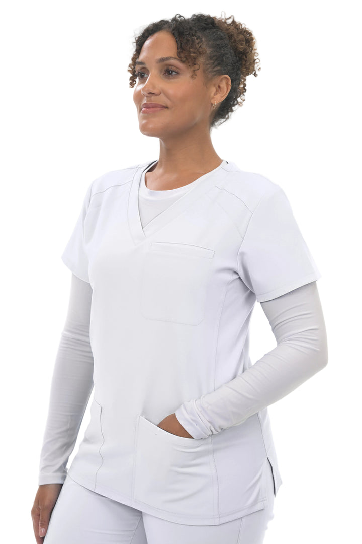 3602 FLAUNT FLEXI SCRUB TOP