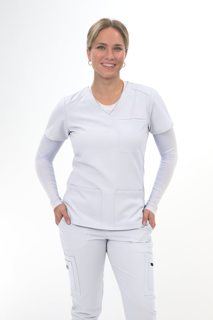 3602 FLAUNT FLEXI SCRUB TOP