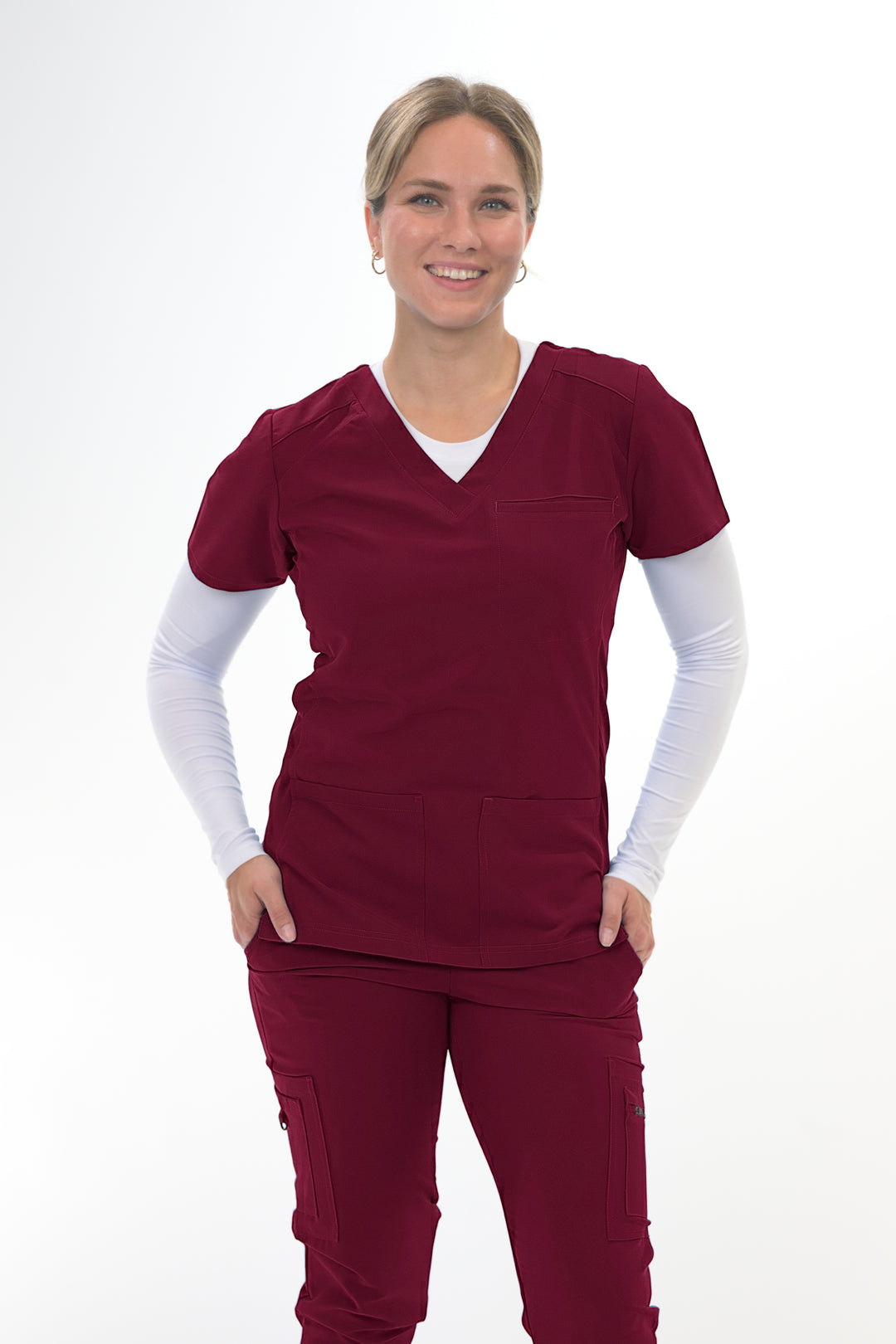 3602 FLAUNT FLEXI SCRUB TOP