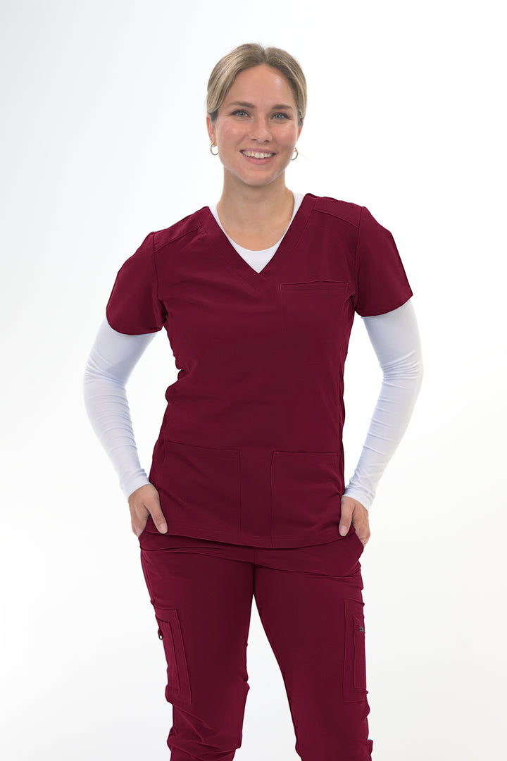 3602 FLAUNT FLEXI SCRUB TOP