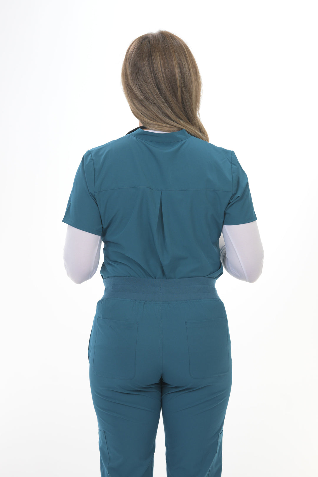 Style 6218-1076 Zinnia Mandarin Collar Scrub Top