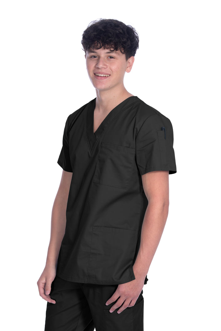 1005 Unisex Greentown Classix Soft -Neck  Scrub Top