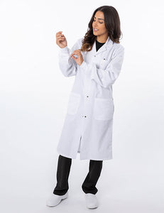 4533 Greentown Unisex Snap Front Full Length Lab Coat With Cuffs - Scrub Nation Canada