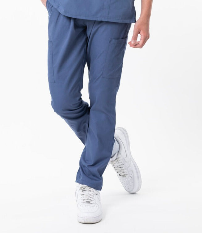 2000 Classix Straight Leg Pull-On Unisex Cargo Scrub Pants By Greentown - Scrub Nation Canada